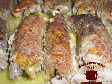рулетики из свинины с начинкой рулетики из свинины с начинкой