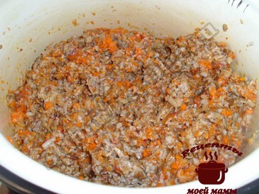 Грибная икра, тушим Грибная икра, тушим