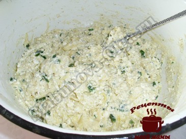 Сырники творожные, готовим смесь
