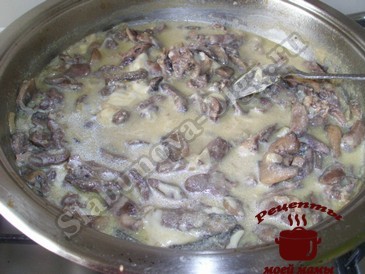 Куриные сердечки, тушим Куриные сердечки, тушим