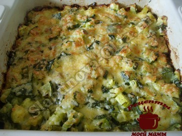 Кабачки с сыром