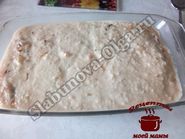 Домашние колбаски, заливаем соусом Домашние колбаски, заливаем соусом