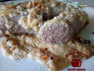 Колбаски в духовке готовы Колбаски в духовке готовы