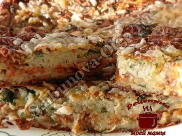 Капустный пирог с начинкой Капустный пирог с начинкой