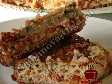 Капустный пирог с начинкой