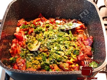 Фасоль тушеная, слоями Фасоль тушеная, слоями