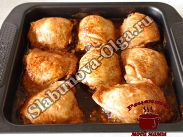 Куриные бедрышки готовы