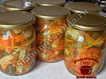 Огурцы по-корейски на зиму с болгарским перцем и морковью Огурцы по-корейски на зиму с болгарским перцем и морковью