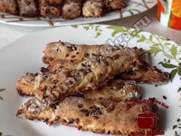 Палочки с яблоками и творогом Палочки с яблоками и творогом